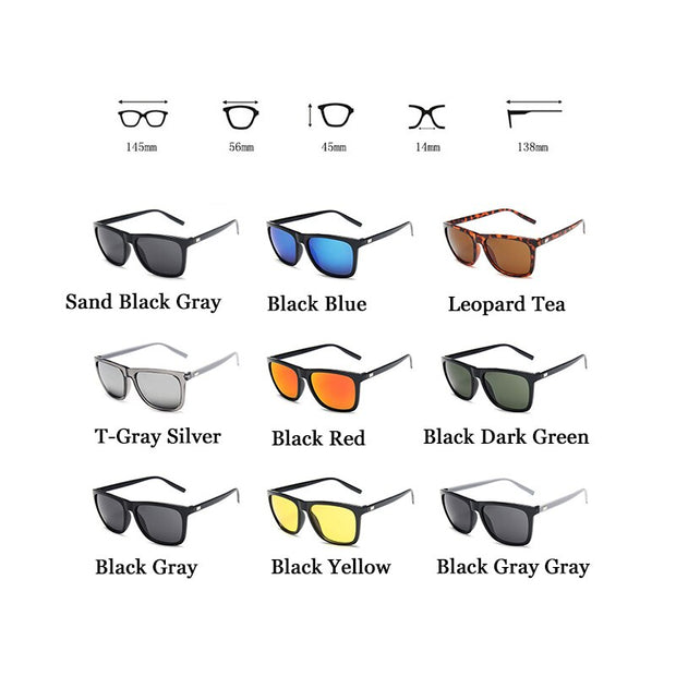 RBROVO 2023 Luxury Retro Sunglasses Men Vintage Sunglasses Men Mirror Square Glasses For Men Brand Designer Lunette Soleil Homme