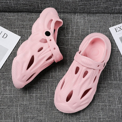 Summer Men Slippers Comfortable Platform Outdoor Sandals 2023 Beach Slippers Flip Flops Male Indoor Home Slides Bathroom Shoes - Lakhufashion