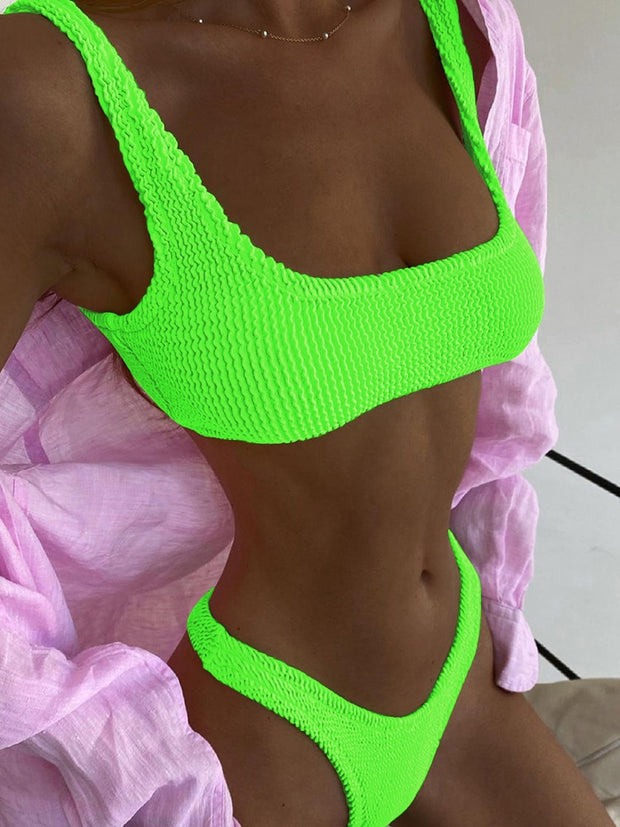 Sexy Bikini 2023 Swimsuit Women Swimwear Push Up Bikini Set Thong Brazilian Bathing Suit Beach Wear Biquini Bather Female - Lakhufashion